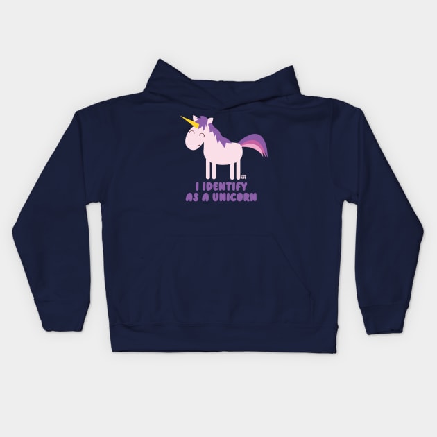 UNICORN Kids Hoodie by toddgoldmanart